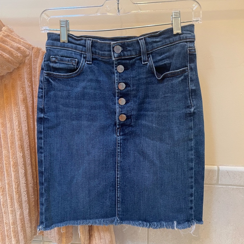 J brand denim skirt